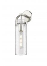  413-1W-SN-G413-1W-4SDY - Pilaster - 1 Light - 4 inch Glass - Satin Nickel - Sconce