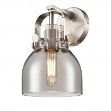 Innovations Lighting 423-1W-SN-G412-6SM - Pilaster II Bell - 1 Light - 7 inch - Satin Nickel - Sconce