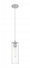 Innovations Lighting 434-1P-SN-G434-12CL - Crown Point - 1 Light - 5 inch - Satin Nickel - Pendant