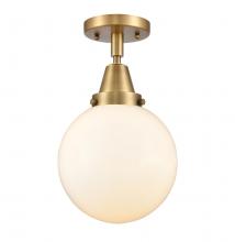 Innovations Lighting 447-1C-BB-G201-8-LED - Beacon - 1 Light - 8 inch - Brushed Brass - Flush Mount