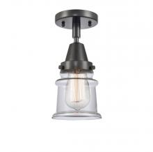 Innovations Lighting 447-1C-BK-G182S - Canton - 1 Light - 6 inch - Matte Black - Flush Mount