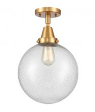 Innovations Lighting 447-1C-SG-G204-10 - Beacon - 1 Light - 10 inch - Satin Gold - Flush Mount