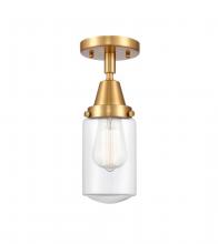 Innovations Lighting 447-1C-SG-G312 - Dover - 1 Light - 5 inch - Satin Gold - Flush Mount