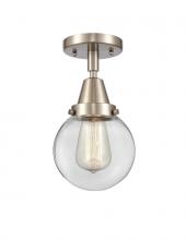 Innovations Lighting 447-1C-SN-G202-6 - Beacon - 1 Light - 6 inch - Brushed Satin Nickel - Flush Mount