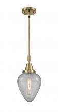 Innovations Lighting 447-1S-AB-G165-LED - Geneseo - 1 Light - 7 inch - Antique Brass - Mini Pendant