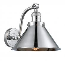  515-1W-PC-M10-PC - Briarcliff - 1 Light - 10 inch - Polished Chrome - Sconce