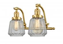  515-2W-SG-G142 - Chatham - 2 Light - 18 inch - Satin Gold - Bath Vanity Light