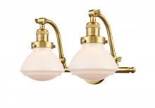  515-2W-SG-G321 - Olean - 2 Light - 19 inch - Satin Gold - Bath Vanity Light