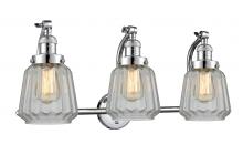 Innovations Lighting 515-3W-PC-G142 - Chatham - 3 Light - 28 inch - Polished Chrome - Bath Vanity Light