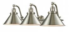 Innovations Lighting 515-3W-SN-M10-SN - Briarcliff 3 Light Bath Vanity Light