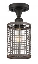 Innovations Lighting 516-1C-OB-M18-OB - Nestbrook - 1 Light - 5 inch - Oil Rubbed Bronze - Semi-Flush Mount