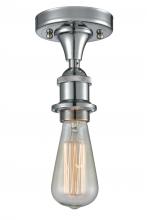 Innovations Lighting 516-1C-PC - Bare Bulb - 1 Light - 5 inch - Polished Chrome - Semi-Flush Mount