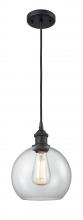 Innovations Lighting 516-1P-BK-G122-8 - Athens - 1 Light - 8 inch - Matte Black - Cord hung - Mini Pendant