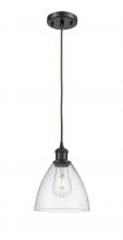 Innovations Lighting 516-1P-OB-GBD-754 - Bristol - 1 Light - 8 inch - Oil Rubbed Bronze - Cord hung - Mini Pendant