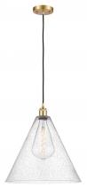  516-1P-SG-GBC-164 - Berkshire - 1 Light - 16 inch - Satin Gold - Cord hung - Pendant