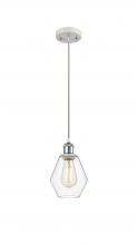 Innovations Lighting 516-1P-WPC-G652-6 - Cindyrella - 1 Light - 6 inch - White Polished Chrome - Cord hung - Mini Pendant