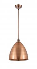 Innovations Lighting 516-1S-AC-MBD-12-AC-LED - Bristol - 1 Light - 12 inch - Antique Copper - Pendant