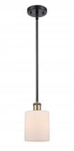 Innovations Lighting 516-1S-BAB-G111 - Cobbleskill - 1 Light - 5 inch - Black Antique Brass - Mini Pendant