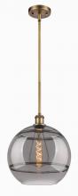  516-1S-BB-G556-12SM - Rochester - 1 Light - 12 inch - Brushed Brass - Mini Pendant