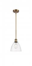 Innovations Lighting 516-1S-BB-GBD-752 - Bristol - 1 Light - 8 inch - Brushed Brass - Mini Pendant