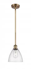 Innovations Lighting 516-1S-BB-GBD-754 - Bristol - 1 Light - 8 inch - Brushed Brass - Mini Pendant