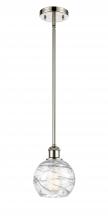 Innovations Lighting 516-1S-PN-G1213-6 - Athens Deco Swirl - 1 Light - 6 inch - Polished Nickel - Mini Pendant