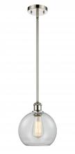 Innovations Lighting 516-1S-PN-G122-8 - Athens - 1 Light - 8 inch - Polished Nickel - Mini Pendant