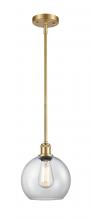 Innovations Lighting 516-1S-SG-G122-8 - Athens - 1 Light - 8 inch - Satin Gold - Mini Pendant