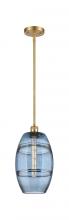 Innovations Lighting 516-1S-SG-G557-8BL - Vaz - 1 Light - 8 inch - Satin Gold - Mini Pendant