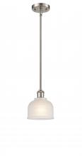 Innovations Lighting 516-1S-SN-G411 - Dayton - 1 Light - 6 inch - Brushed Satin Nickel - Mini Pendant