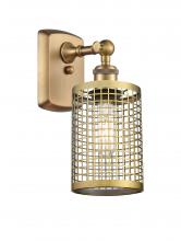 Innovations Lighting 516-1W-BB-M18-BB - Nestbrook - 1 Light - 5 inch - Brushed Brass - Sconce