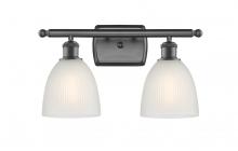 Innovations Lighting 516-2W-OB-G381 - Castile - 2 Light - 16 inch - Oil Rubbed Bronze - Bath Vanity Light