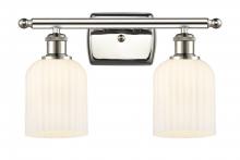 Innovations Lighting 516-2W-PN-G559-5GWH - Bridal Veil - 2 Light - 15 inch - Polished Nickel - Bath Vanity Light