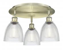 Innovations Lighting 516-3C-AB-G382 - Castile - 3 Light - 18 inch - Antique Brass - Flush Mount