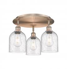 Innovations Lighting 516-3C-AC-G558-6SDY - Bella - 3 Light - 17 inch - Antique Copper - Flush Mount