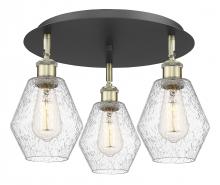 Innovations Lighting 516-3C-BAB-G654-6 - Cindyrella - 3 Light - 18 inch - Black Antique Brass - Flush Mount