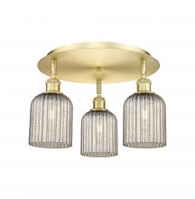 Innovations Lighting 516-3C-SG-G559-5ME - Bridal Veil - 3 Light - 17 inch - Satin Gold - Flush Mount