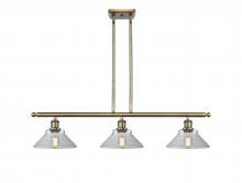 Innovations Lighting 516-3I-AB-G132 - Orwell - 3 Light - 36 inch - Antique Brass - Cord hung - Island Light