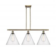 Innovations Lighting 516-3I-AB-GBC-124 - Berkshire - 3 Light - 39 inch - Antique Brass - Cord hung - Island Light