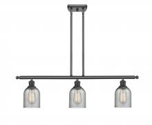 Innovations Lighting 516-3I-OB-G257 - Caledonia - 3 Light - 36 inch - Oil Rubbed Bronze - Cord hung - Island Light