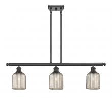 Innovations Lighting 516-3I-OB-G559-5ME - Bridal Veil - 3 Light - 36 inch - Oil Rubbed Bronze - Cord hung - Island Light