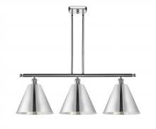 Innovations Lighting 516-3I-PC-MBC-12-PC - Berkshire - 3 Light - 39 inch - Polished Chrome - Cord hung - Island Light