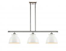 Innovations Lighting 516-3I-PN-M14-W - Adirondack - 3 Light - 36 inch - Polished Nickel - Cord hung - Island Light