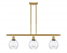  516-3I-SG-G362 - Waverly - 3 Light - 36 inch - Satin Gold - Cord hung - Island Light