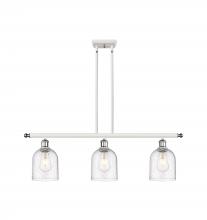 Innovations Lighting 516-3I-WPC-G558-6SDY - Bella - 3 Light - 36 inch - White Polished Chrome - Cord hung - Island Light