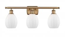 Innovations Lighting 516-3W-BB-G81 - Eaton - 3 Light - 26 inch - Brushed Brass - Bath Vanity Light