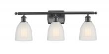  516-3W-BK-G441 - Brookfield - 3 Light - 26 inch - Matte Black - Bath Vanity Light