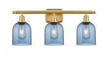  516-3W-SG-G558-6BL - Bella - 3 Light - 26 inch - Satin Gold - Bath Vanity Light