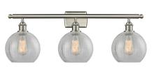 Innovations Lighting 516-3W-SN-G125 - Athens - 3 Light - 28 inch - Brushed Satin Nickel - Bath Vanity Light