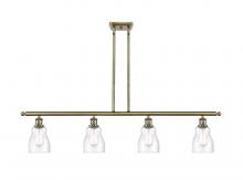  516-4I-AB-G394 - Ellery - 4 Light - 48 inch - Antique Brass - Cord hung - Island Light